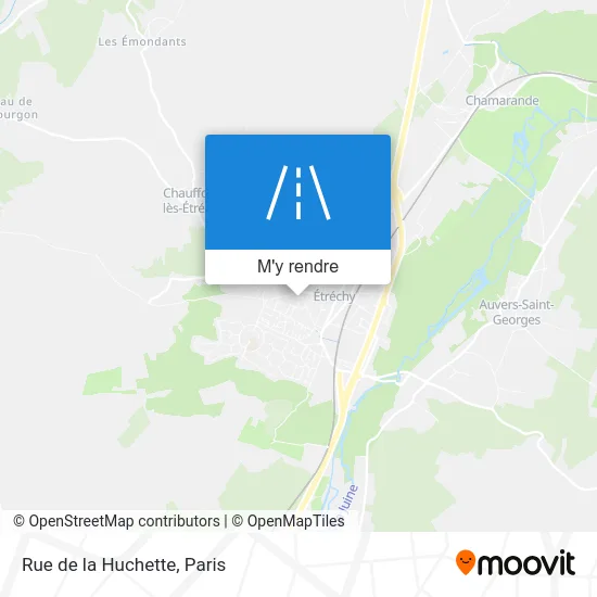 Rue de la Huchette plan