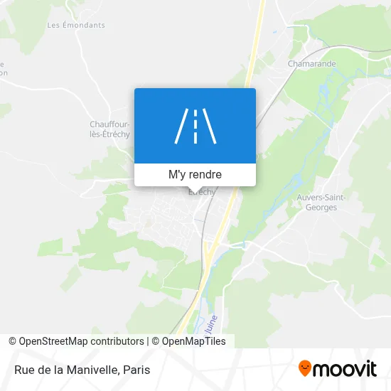 Rue de la Manivelle plan