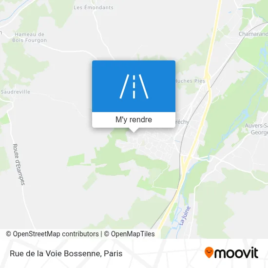 Rue de la Voie Bossenne plan