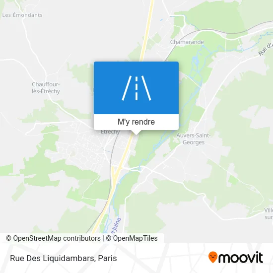 Rue Des Liquidambars plan