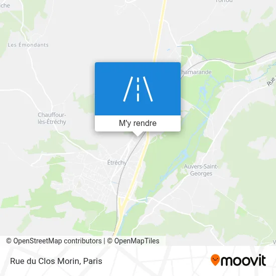 Rue du Clos Morin plan