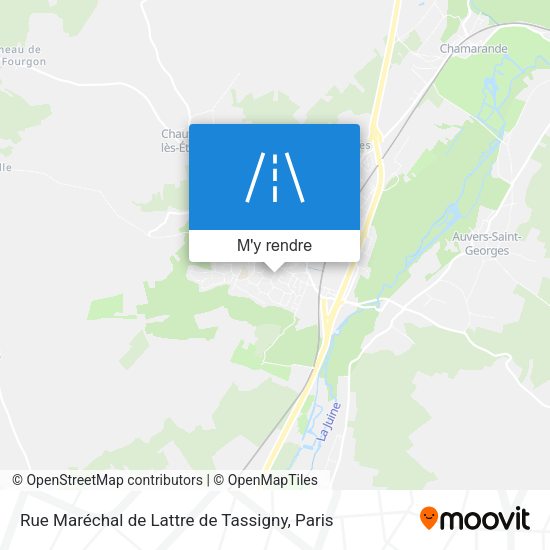 Rue Maréchal de Lattre de Tassigny plan