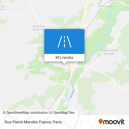 Rue Pierre Mendès France plan
