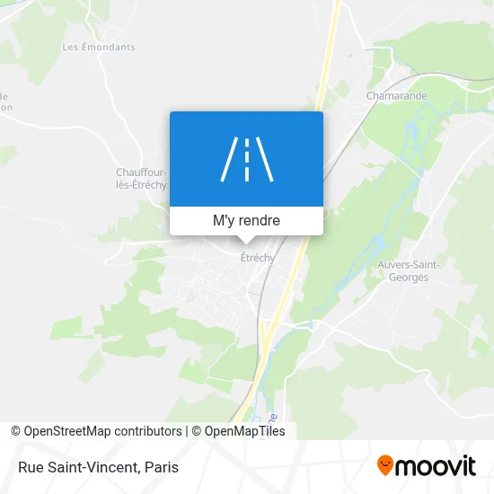 Rue Saint-Vincent plan