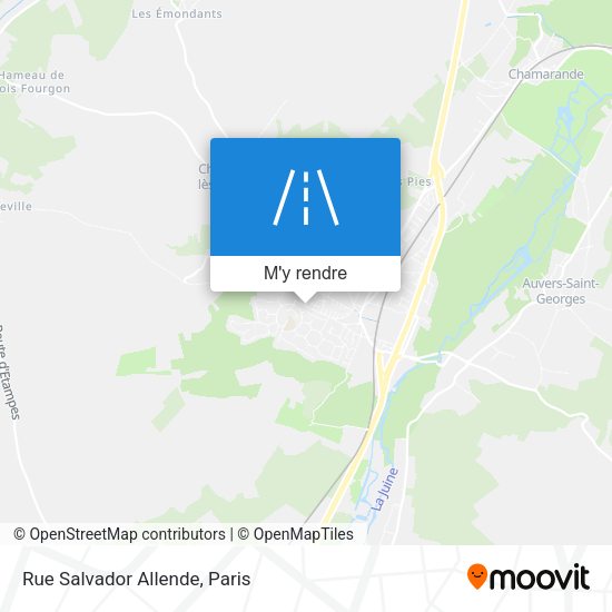 Rue Salvador Allende plan