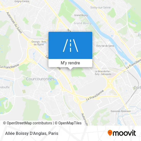Allée Boissy D'Anglas plan