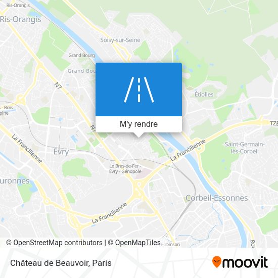 Château de Beauvoir plan