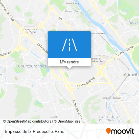 Impasse de la Prédecelle plan
