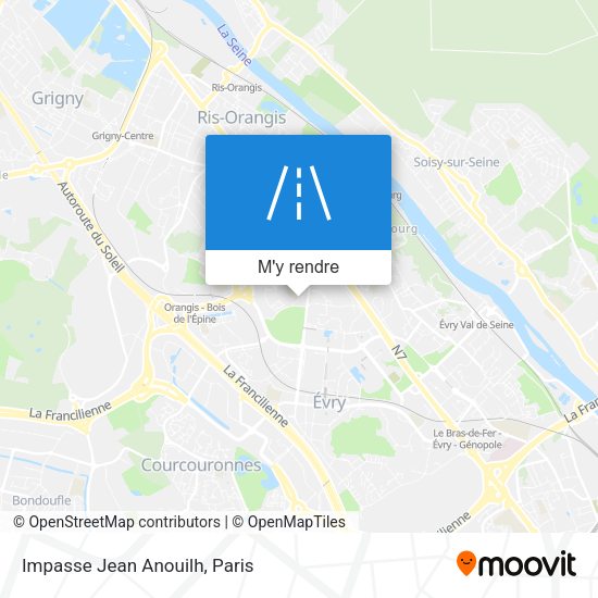 Impasse Jean Anouilh plan