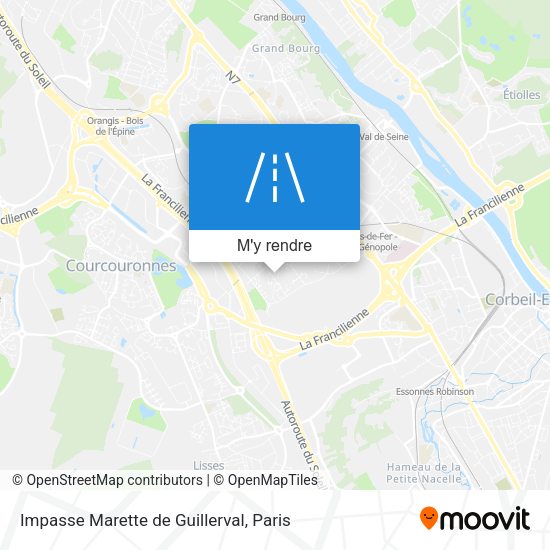 Impasse Marette de Guillerval plan