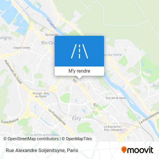 Rue Alexandre Soljénitsyne plan