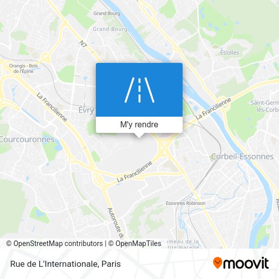 Rue de L'Internationale plan