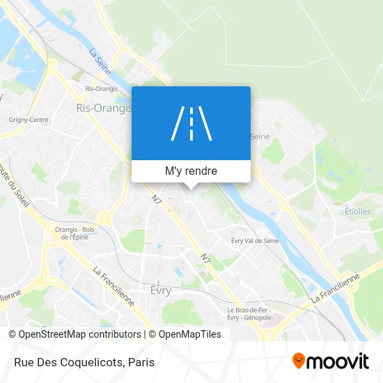 Rue Des Coquelicots plan