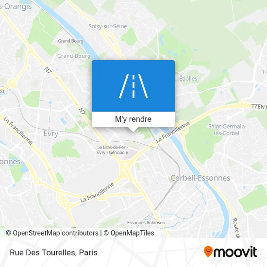 Rue Des Tourelles plan