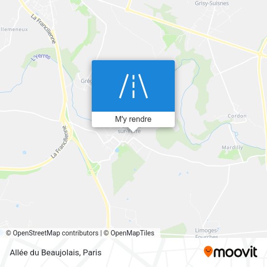 Allée du Beaujolais plan
