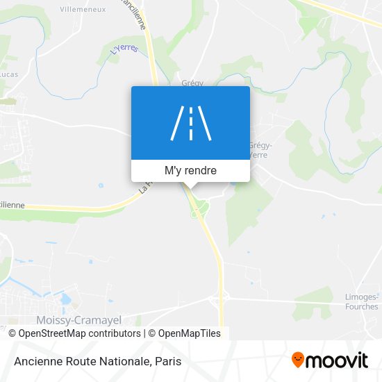 Ancienne Route Nationale plan