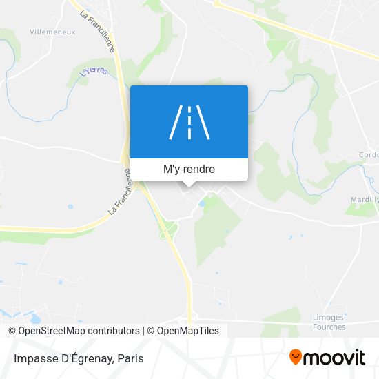 Impasse D'Égrenay plan