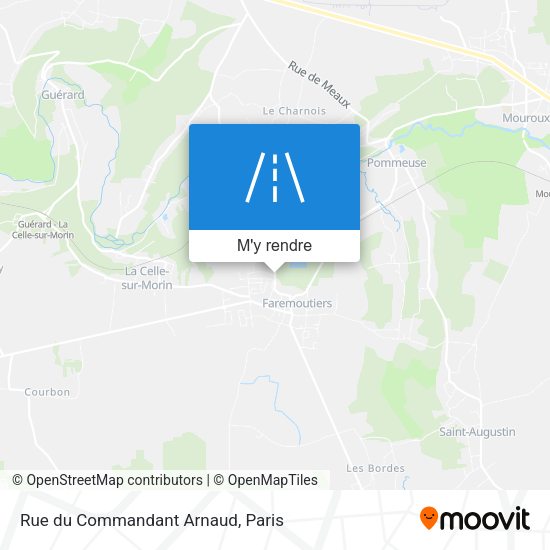 Rue du Commandant Arnaud plan