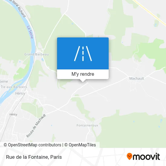 Rue de la Fontaine plan