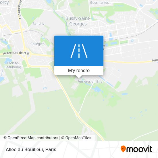 Allée du Bouilleur plan
