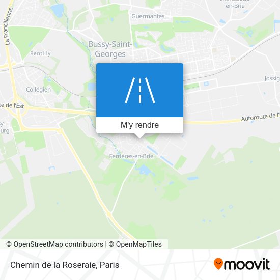 Chemin de la Roseraie plan