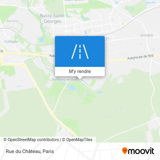 Rue du Château plan