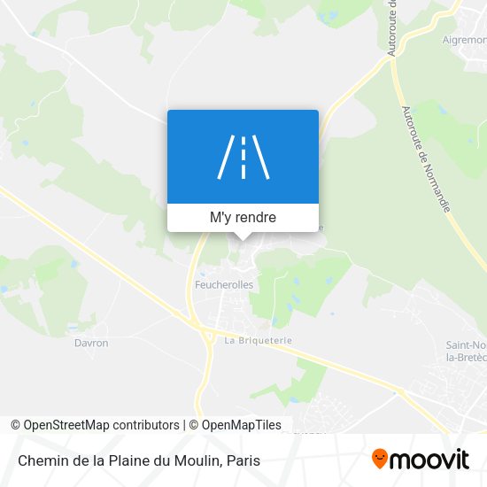 Chemin de la Plaine du Moulin plan