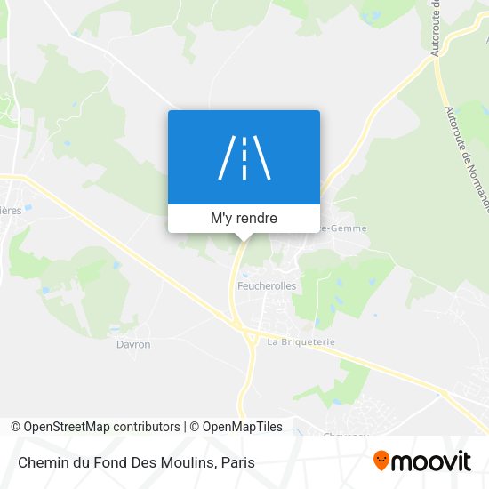 Chemin du Fond Des Moulins plan