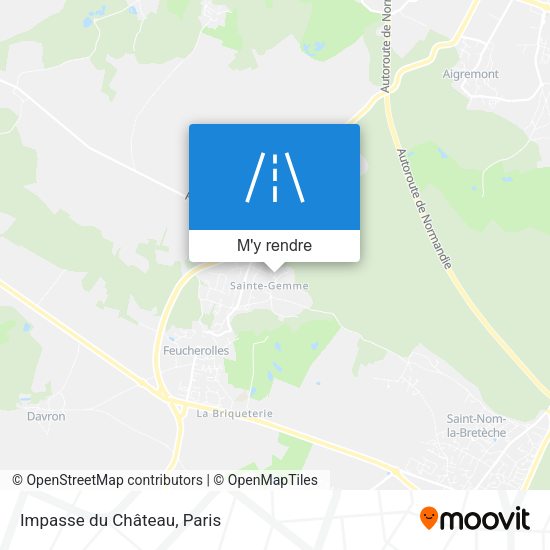 Impasse du Château plan