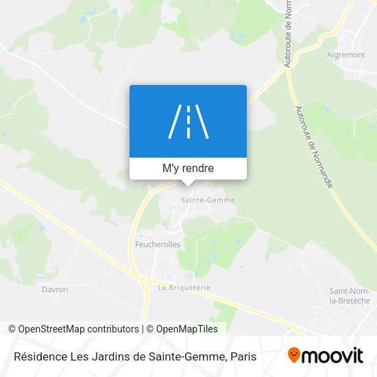 Résidence Les Jardins de Sainte-Gemme plan