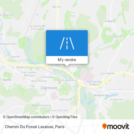 Chemin Du Fossé Lavasse plan