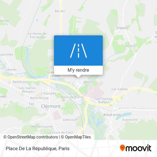 Place De La République plan