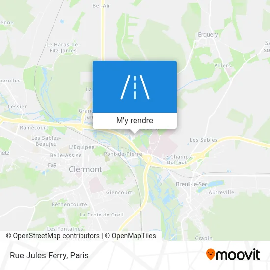 Rue Jules Ferry plan