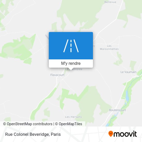 Rue Colonel Beveridge plan