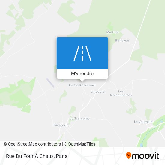 Rue Du Four À Chaux plan