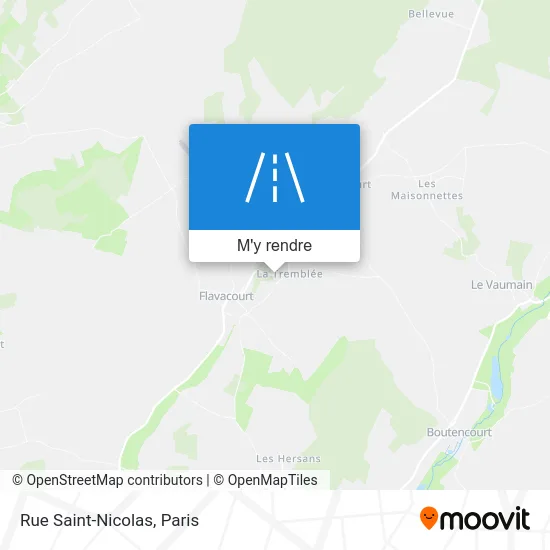 Rue Saint-Nicolas plan