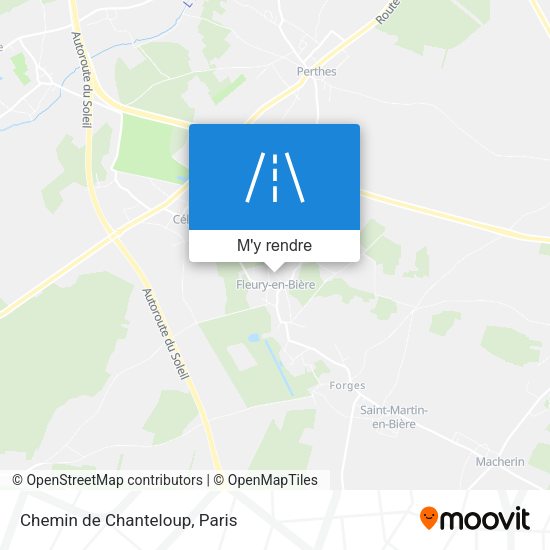 Chemin de Chanteloup plan