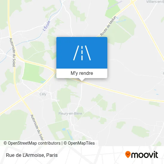 Rue de L'Armoise plan