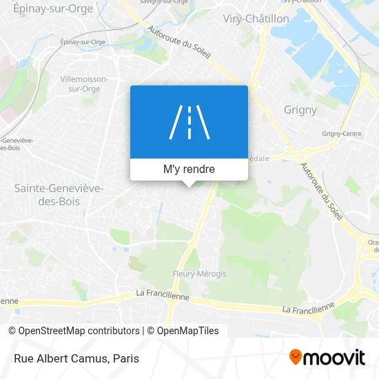 Rue Albert Camus plan