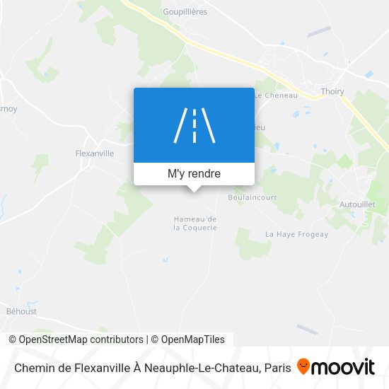 Chemin de Flexanville À Neauphle-Le-Chateau plan