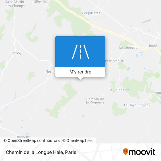 Chemin De La Longue Haie plan