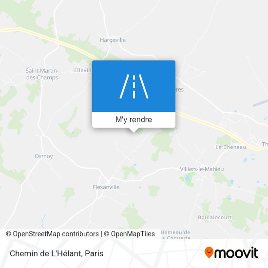 Chemin de L'Hélant plan