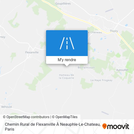 Chemin Rural de Flexanville À Neauphle-Le-Chateau plan