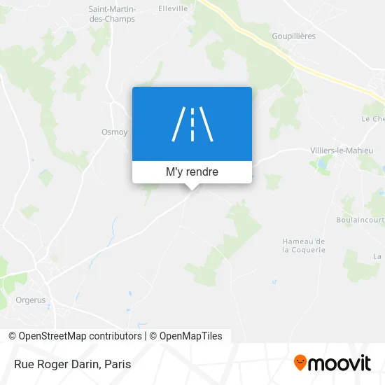 Rue Roger Darin plan