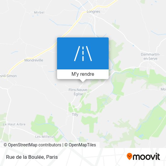 Rue de la Boulée plan