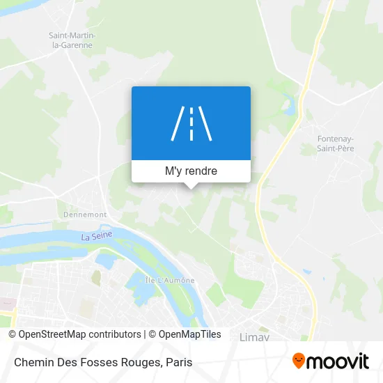 Chemin Des Fosses Rouges plan