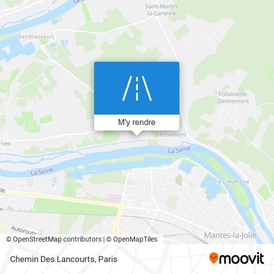 Chemin Des Lancourts plan