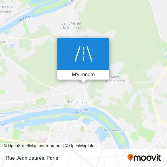 Rue Jean Jaurès plan