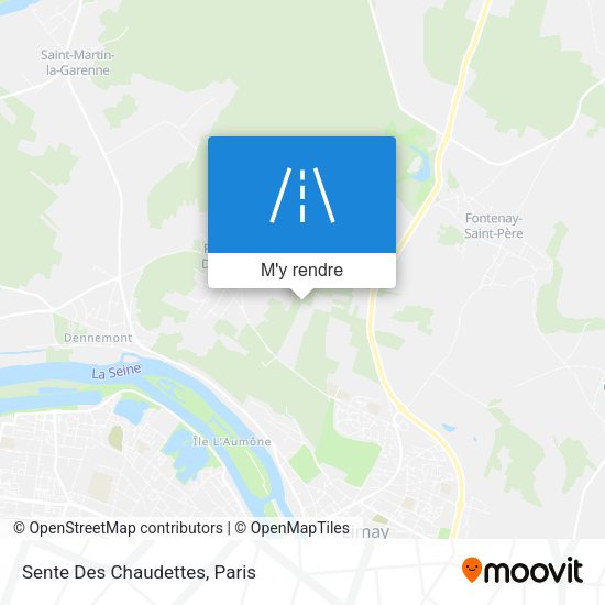 Sente Des Chaudettes plan