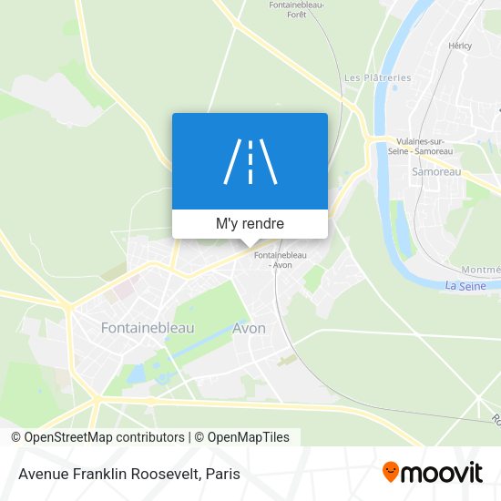Avenue Franklin Roosevelt plan